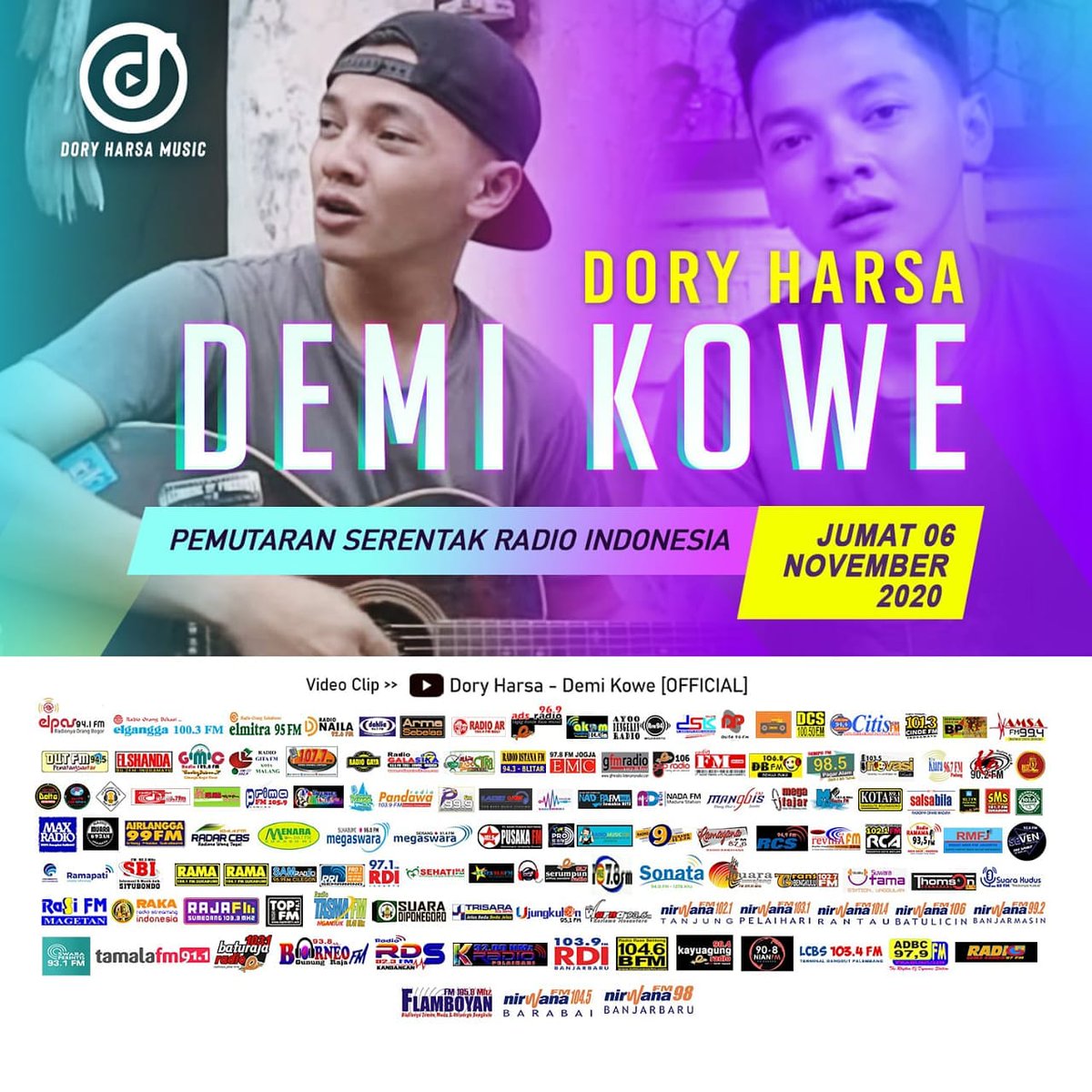 Pemutaran Serentak 
Jum'at, 06 November 2020

Artis    : Dory Harsa
Judul   : Demi Kowe
Label   : Dory Harsa Music
Di Radio DUT FM Pematangsiantar <a href="/dutfmsiantar/">DUT FM SIANTAR 94.50</a> 
Uda bisa Request ya Dut Mania...

Instagram   : <a href="/dory_harsa/">doryharsa</a>

#DoryHarsa #DemiKowe #DoryHarsaMusic
<a href="/nandre_elmitraf/">UnKnown</a>