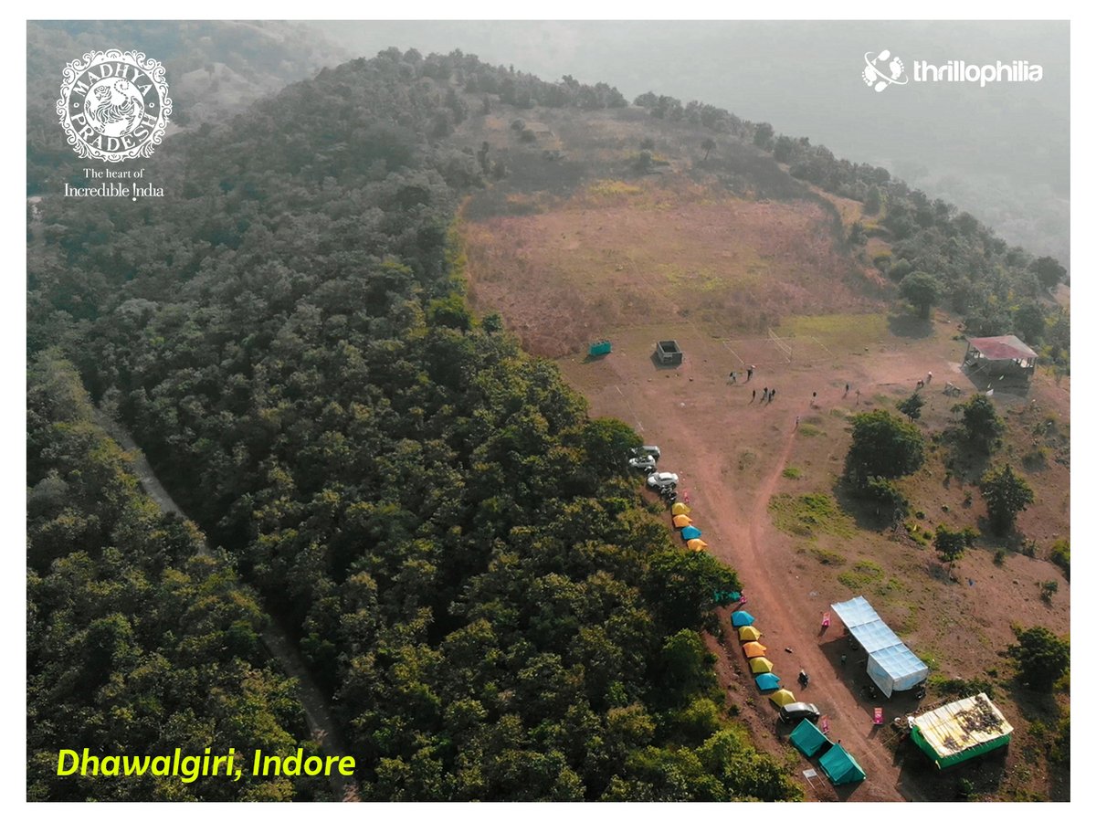 MPTourism's tweet photo. Pack your bags &amp; head to Dhawalgiri for a memorable camping experience near Patalpani waterfall, Indore. The wonder-filled nights of stargazing, bonfires &amp; adventure activities will give you a chance to spend time with your loved ones.
For bookings, call: +917509405769
#MPTourism https://t.co/mqVI5u7ymj