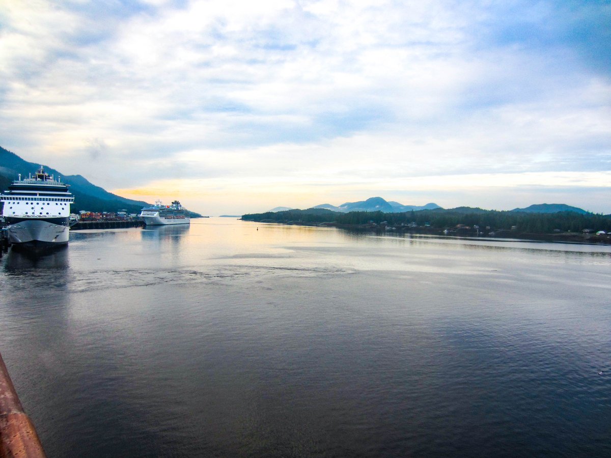 VisualSeries's tweet photo. An early morning in Ketchikan Alaska what a view to wake up to #hasmarkpublishing #author #writerslife #cruiseauthor https://t.co/8jcXy2rgRB