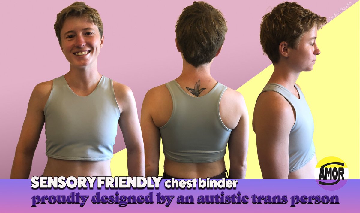 amorbinders's tweet photo. It’s always a good feeling knowing I’ve helped someone feel more comfortable in their body. I can’t wait till I can make my sensory friendly binders available for everyone!
#SensoryFriendly #ChestBinder #AmorBinders #BinderBoy #SafeBinding #ActuallyAutistic #AutisticAndTrans https://t.co/6GyiBOb4Db