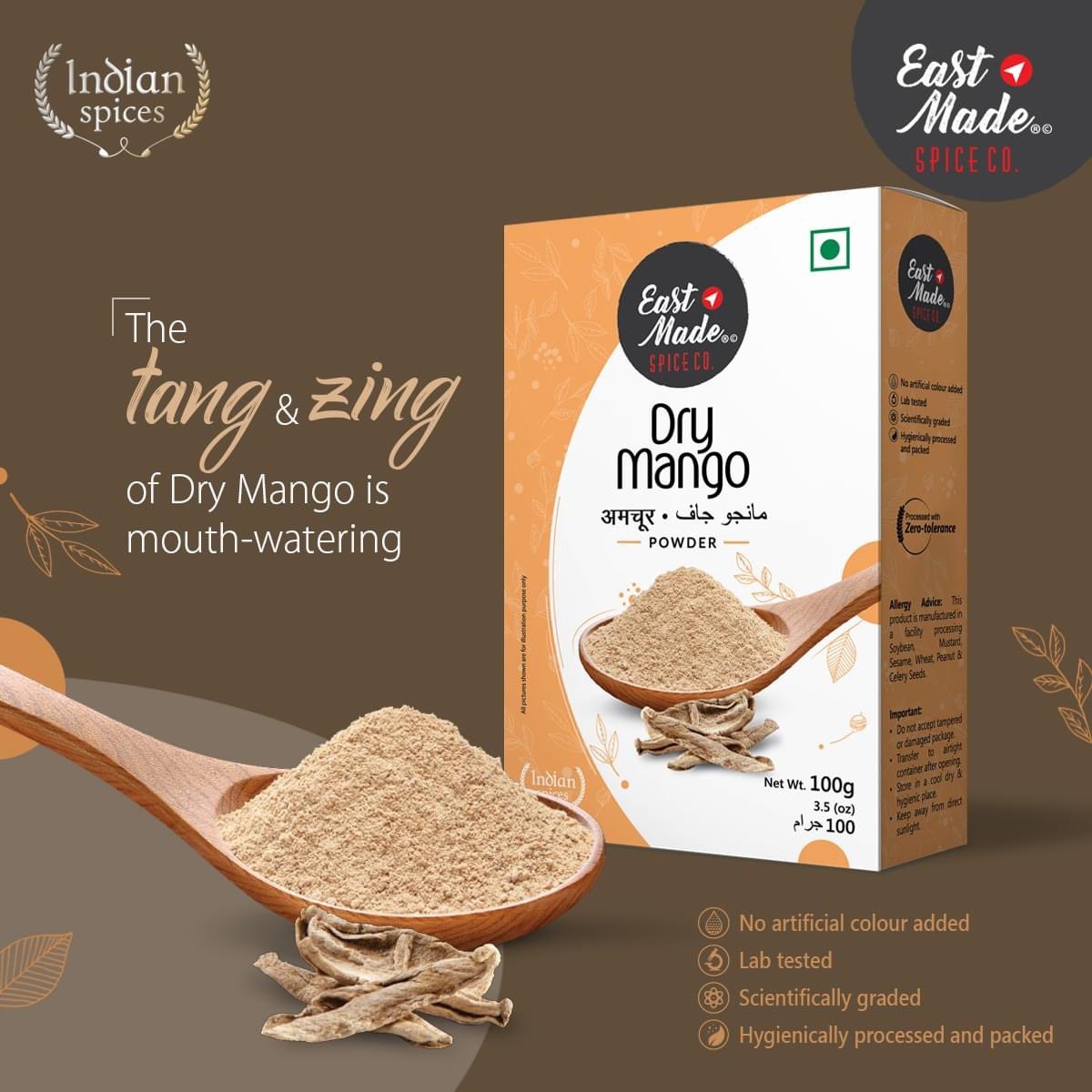 Eastmadespices's tweet photo. The tang and zing of East Made’s Dry Mango powder is mouth-watering
#EastmadeSpices #Eastmade #Spices #IndianSpices #IndianMasala #IndianSpice #DryMangoPowder #MangoPowder https://t.co/AFeD9JB0aW