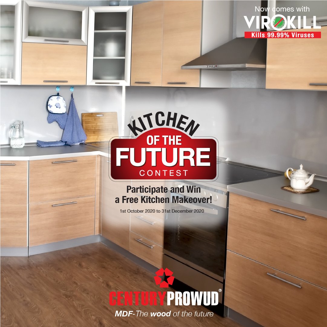 CenturyProwud's tweet photo. This festive season win a free kitchen makeover! Simply, participate in the #KitchenOfTheFuture #contest and we will remodel your Kitchen for free.

To participate, please visit https://t.co/gpbDbjPuMa

#TheWoodOfTheFuture #ContestAlert #ItsProwud #HomeDecor #Lifestyle #Design https://t.co/gCLxWVrE37