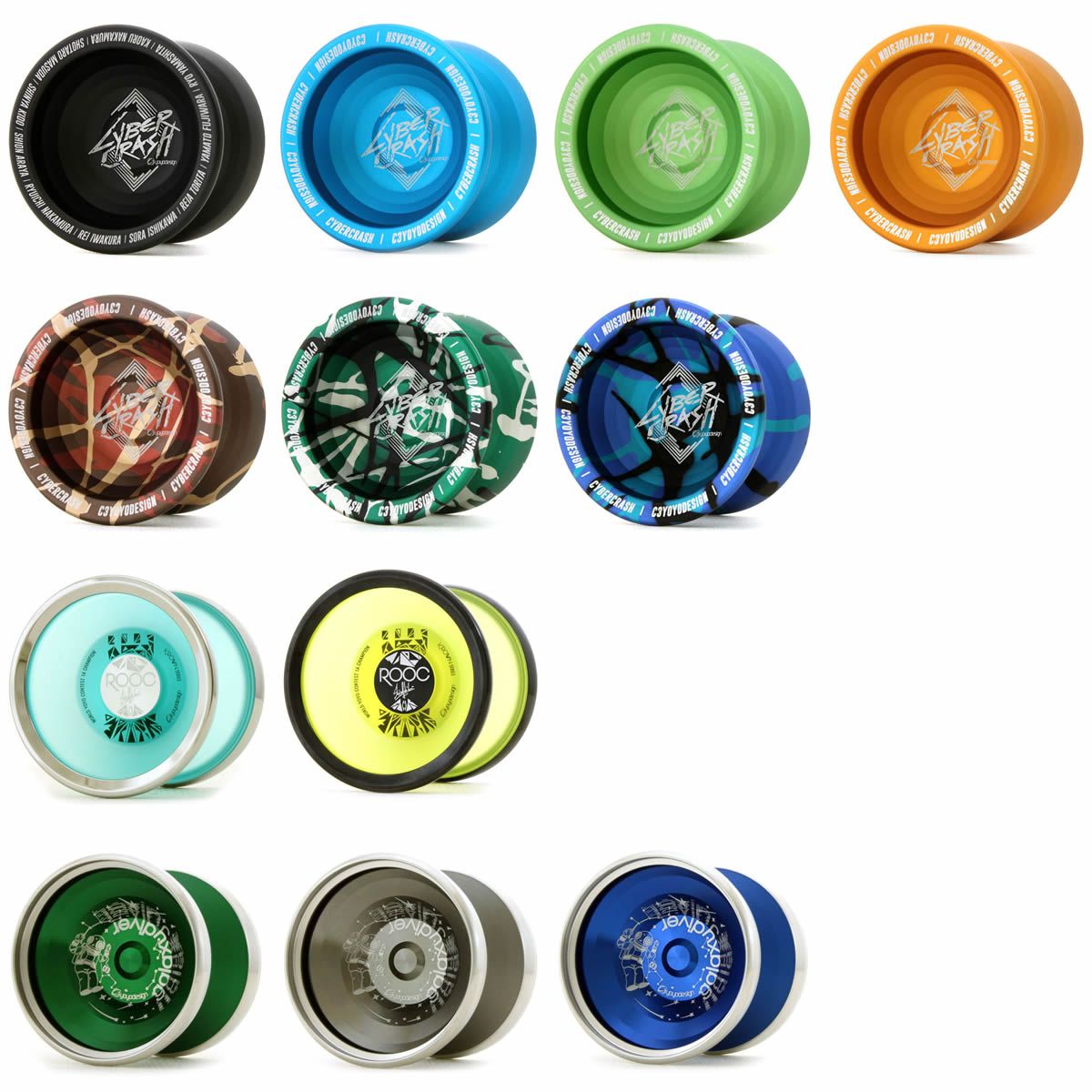 C3ヨーヨーデザインから大量入荷！「サイバークラッシュ」の新色と