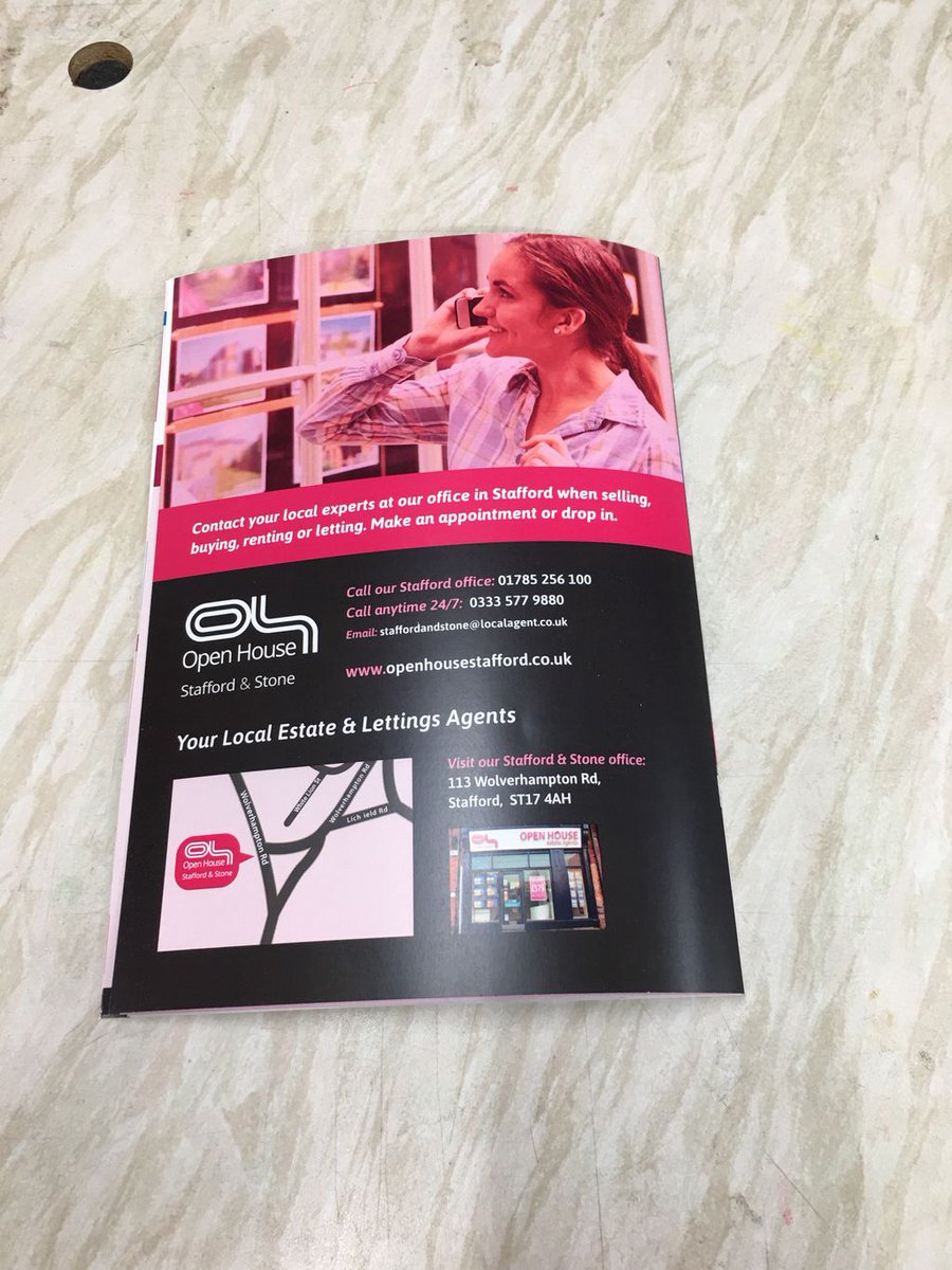 A4 stapled brochure - produced fully in house