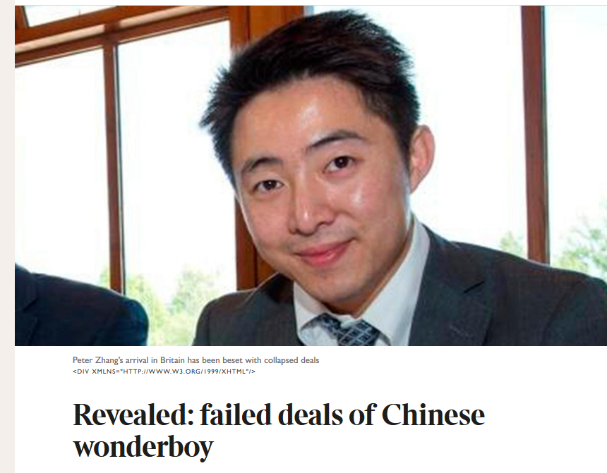 So why should all of this concern? Nothing is illegal, but why was this contract issued to people linked to repeated venture failures? After all, Sinofortone is behind a string of defunct infrastructure projects in the UK.