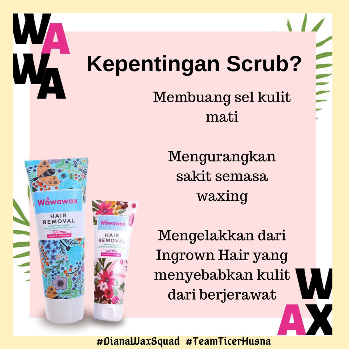 puterinursyahi2's tweet photo. 7 Kebaikan Wawawax
-Inovasi wax tak perlu dipanaskan
-Buang bulu hingga akar
-Bulu tumbuh lambat
-Kulit lebih licin
-Bulu tumbuh halus
-Packaging travel friendly
-Kain strip boleh digunakan semula

BERMINAT :
Tekan link ni ye :
https://t.co/ksHFe8TcGs https://t.co/cNhKItDUkB