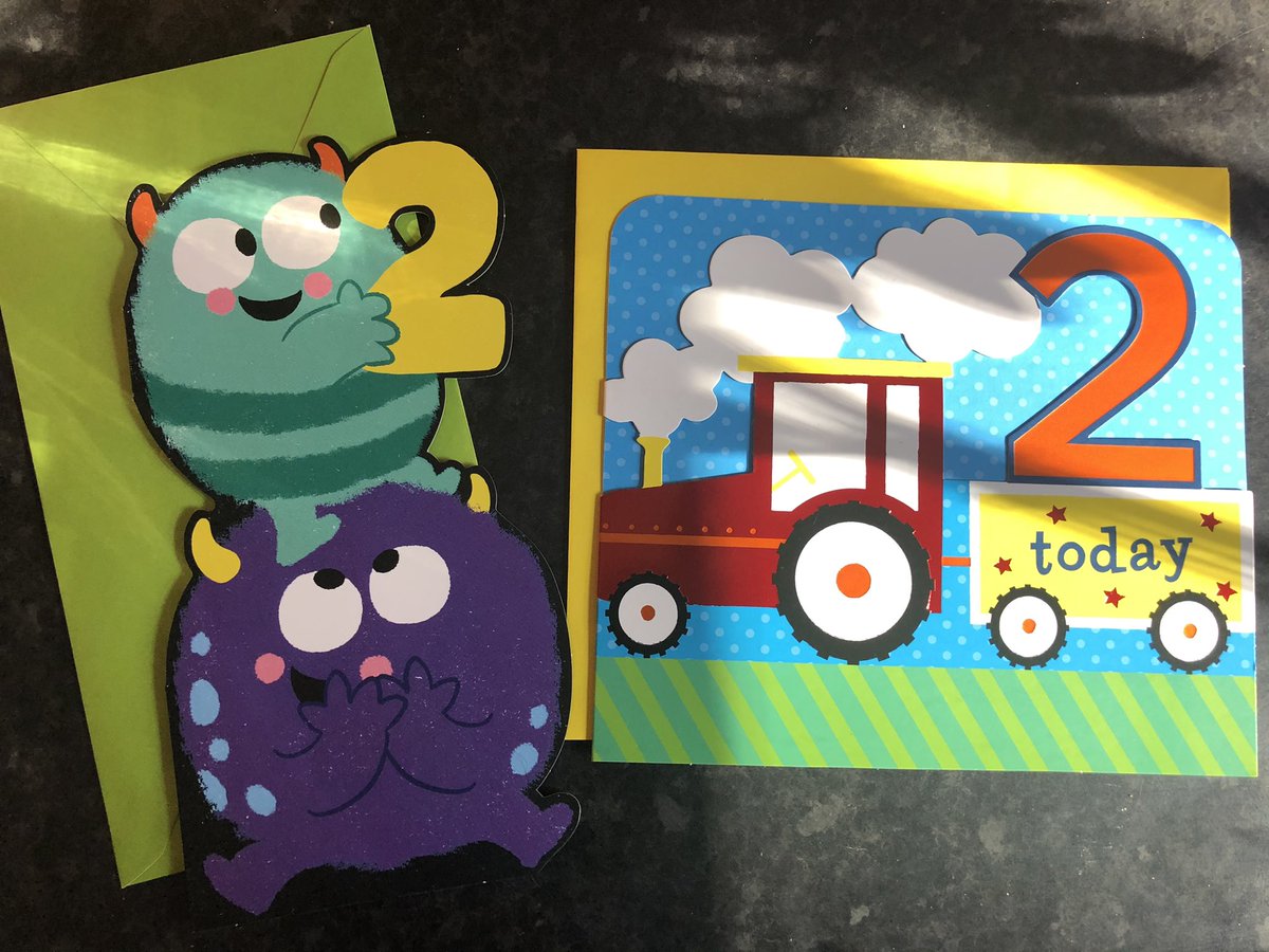 Two birthday cards bought in <a href="/sainsburys/">Sainsbury's</a> today with no #plastic in sight! I usually find it difficult buying #plasticfree cards (as I’ve previously mentioned) but not today! Hurrah!