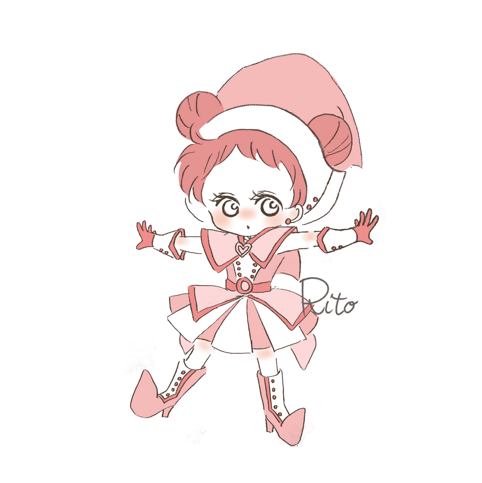 りと Literone2222 おジャ魔女どれみ おジャ魔女どれみ おジャ魔女どれみカフェ おジャ魔女 どれみ どれみちゃん 春風どれみ コーデ コーデイラスト 女の子イラスト ゆるいイラスト いらすと いらすと いらすとぐらむ T Co