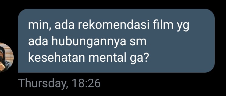WatchmenID's tweet photo. Film yang ada hubungannya dengan kesehatan mental,, apaan?? https://t.co/yvc9tbzXSq