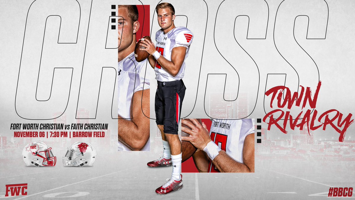 FWCathletics's tweet image. 🏈 Game Day - Senior Night
🆚 Grapevine Faith
📍 Barrow Field
🕖 7:30pm
🖥 fwclive.tv
🎟 fwc.org/athletics