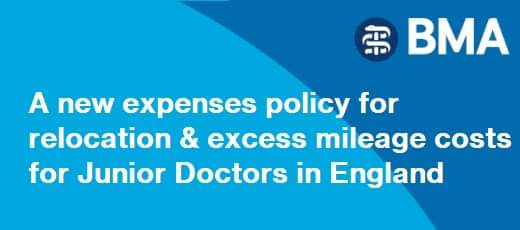Important Announcement for Junior Doctors in EnglandThe BMA has negotiated improvements to relocation and mileage expenses 