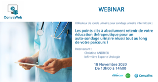 acteursdesante's tweet photo. #Webinar Pour tout savoir sur le #sondageurinaireintermittent – Les 4 règles à retenir #Infirmière le 18/11 13h/14h @ConvatecUro @acteursdesante Inscrivez- vous ici https://t.co/kSIhSJHndv #Association #Patient #Aidant #Urologie #Neurologie #Convaweb #SEP #autosondage #handicap https://t.co/W7Ls1Q4AJ5