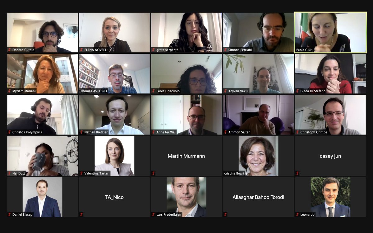 So great to meet colleagues and learn about their research this morning at the SEI workshop, virtually hosted by <a href="/BolognaBSchool/">BBS</a> <a href="/MarianiMyriam/">Myriam Mariani</a> <a href="/giada_distefano/">Giada Di Stefano</a> <a href="/vale_tartari/">Valentina Tartari</a> <a href="/anneterwal/">Anne ter Wal</a> <a href="/larsfars07/">Lars Frederiksen</a> <a href="/ChristosKoly/">Christos Kolympiris</a> <a href="/NilanjanaDutt/">Dr. Nilanjana Dutt</a> <a href="/AmmonSalter/">Ammon Salter</a> <a href="/keyvanv/">Keyvan Vakili</a> among many others!