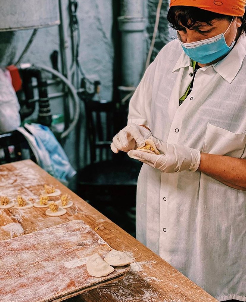veselkanyc's tweet photo. "No one who cooks, cooks alone. Even at her most solitary, a cook in the kitchen is surrounded by generations of cooks past, the advice and menus of cooks present, the wisdom of cookbook writers." ~Laurie Colwin

h/t #themarketline #essexcrossing

#vesealkanyc #pierogi #varenyky https://t.co/pUwy37ZrDi
