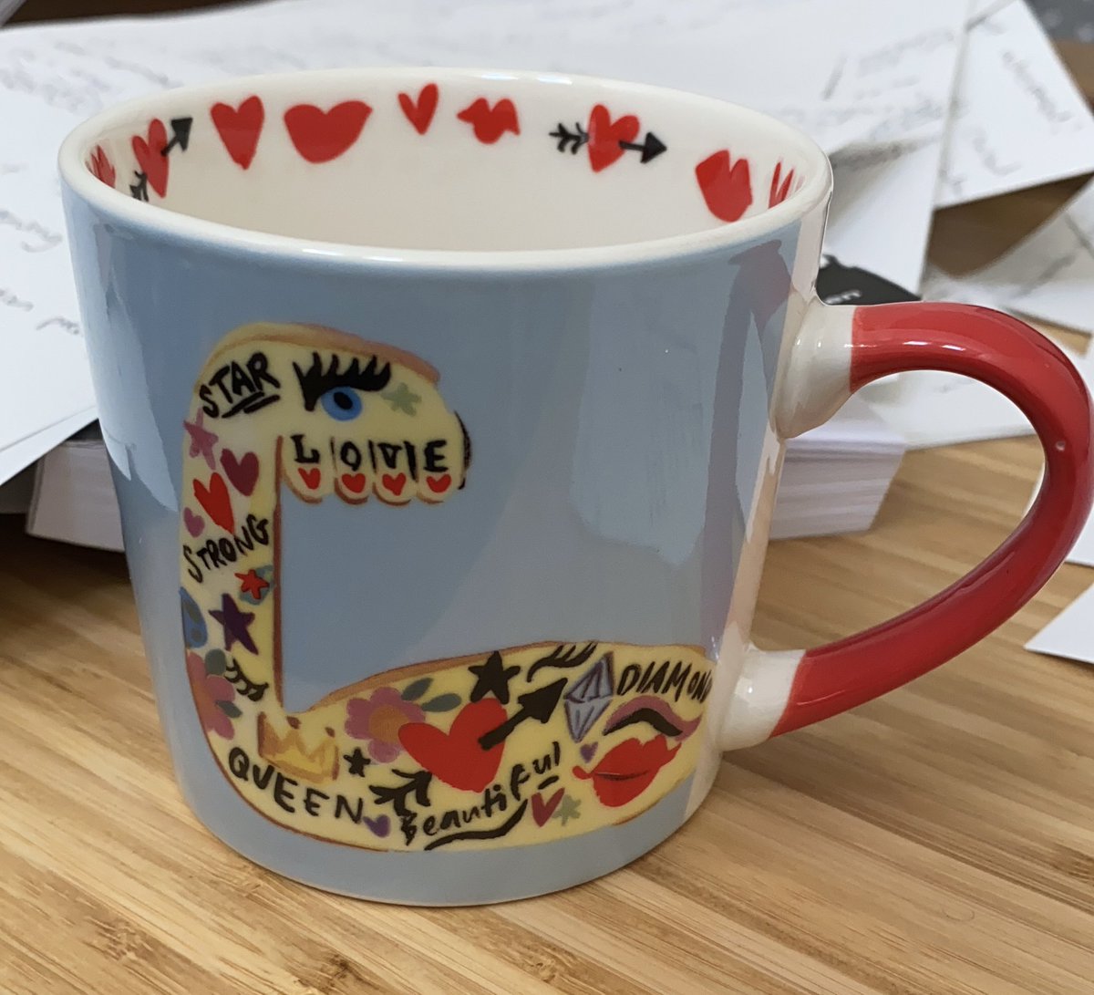 Amidst all the craziness of the world and lockdown 2.0 the love of a friend shines through. Thanks <a href="/HeadSmartFellow/">Sharna (also on Bluesky)🎗</a> for my mug! Grid interview prepping continues ❤️