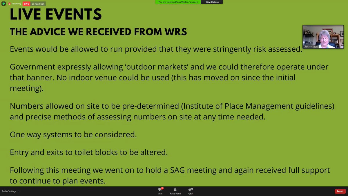 SupershowP's tweet photo. Diana Walton of @3countiesshows sees huge benefit of video for shows at @ASAOshows Virtual Conference. They found that perceptions of events means messaging is very important, shows must rethinking their even. Great facts - Watch live now on https://t.co/6BPATxtSrp https://t.co/kB6q6My1wW