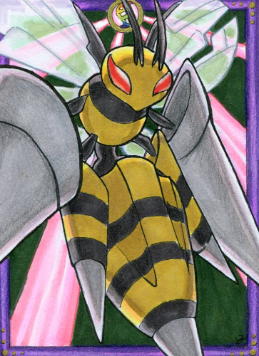 Greymouse4242's tweet photo. And another card is finished #pokedexproject #fanart #pokemonfanart #kakaokarte #traditionalart #ArtistOnTwitter #ポケモン #ポケットモンスター https://t.co/O8TVnmky5Y