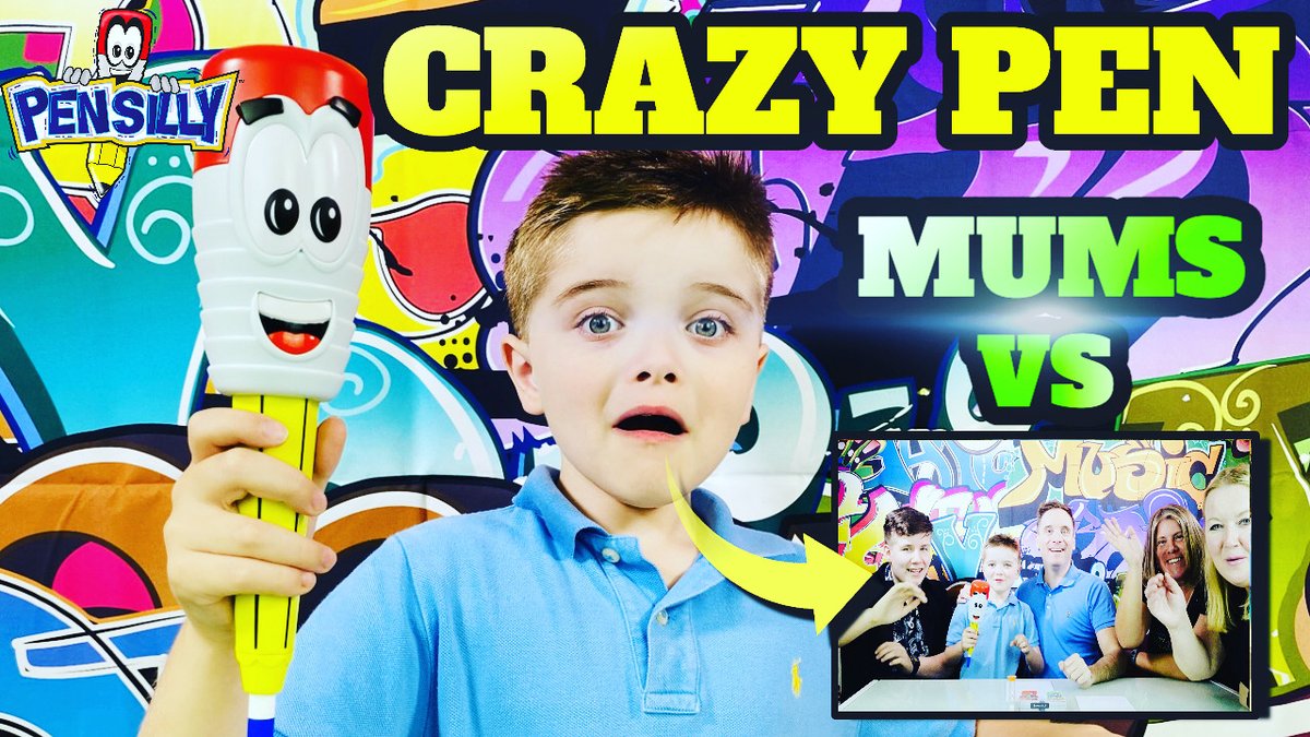 ZacharyToysFun's tweet photo. (AD) NEW VIDEO is Live on YouTube -we had so much fun testing this game out with all the family. It’s the mums vs the boys who will win! Link https://t.co/ho0hH2OqfZ

#pensilly @CharacterToysUK  #pensillygame #crazypen #christmasgames #christmastoys #newtoys #funtoys #Competition https://t.co/VNavFOJMRB
