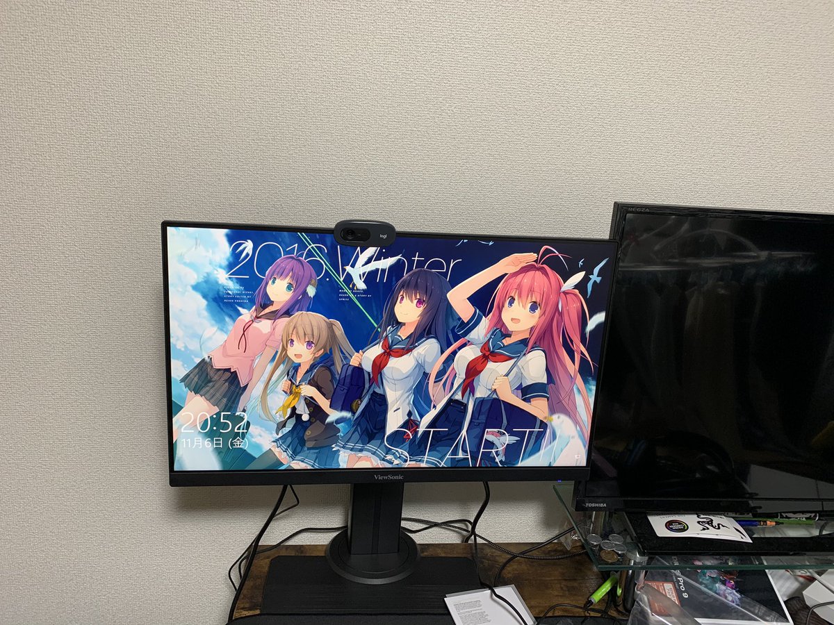 まる デスクトップ画面はカッコいいrazerの壁紙なんです ハマったオタクを許してくれ