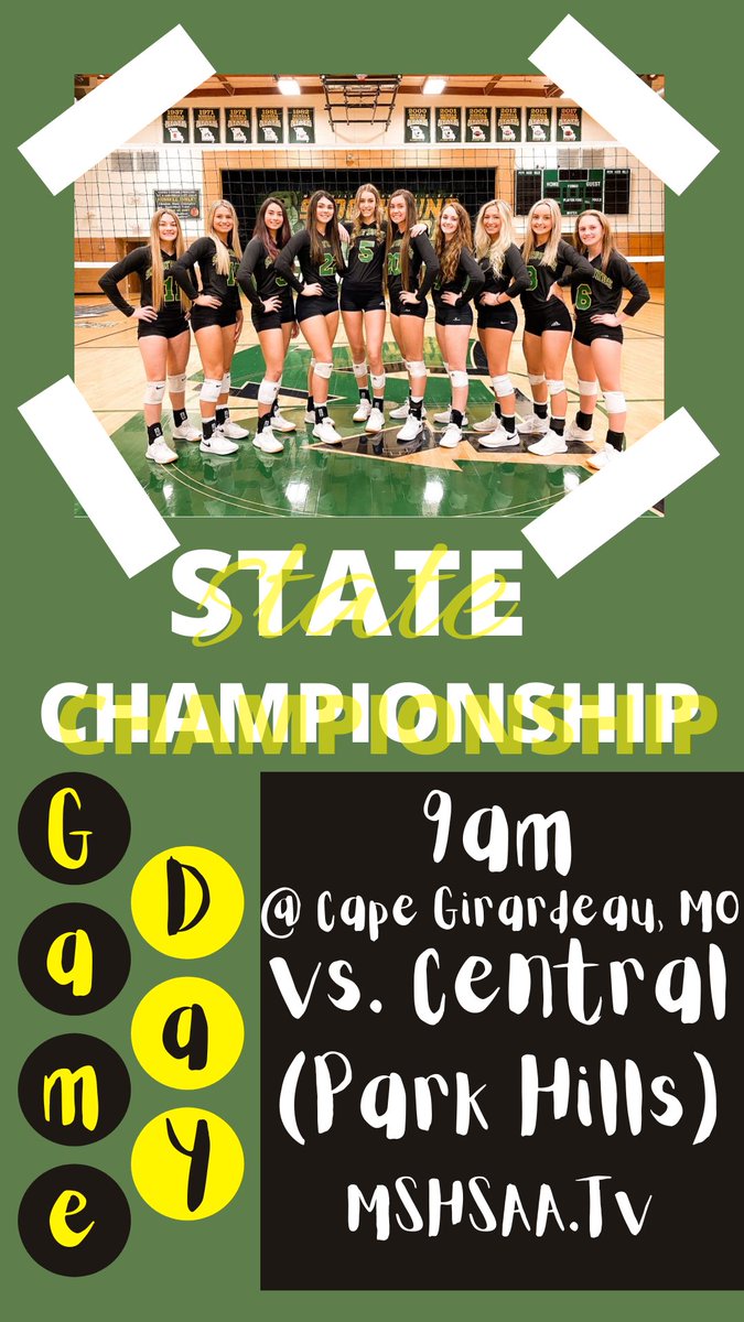 It’s finally here!! The day we’ve been working towards this whole season!! It’s STATE CHAMPIONSHIP GAME DAY!!