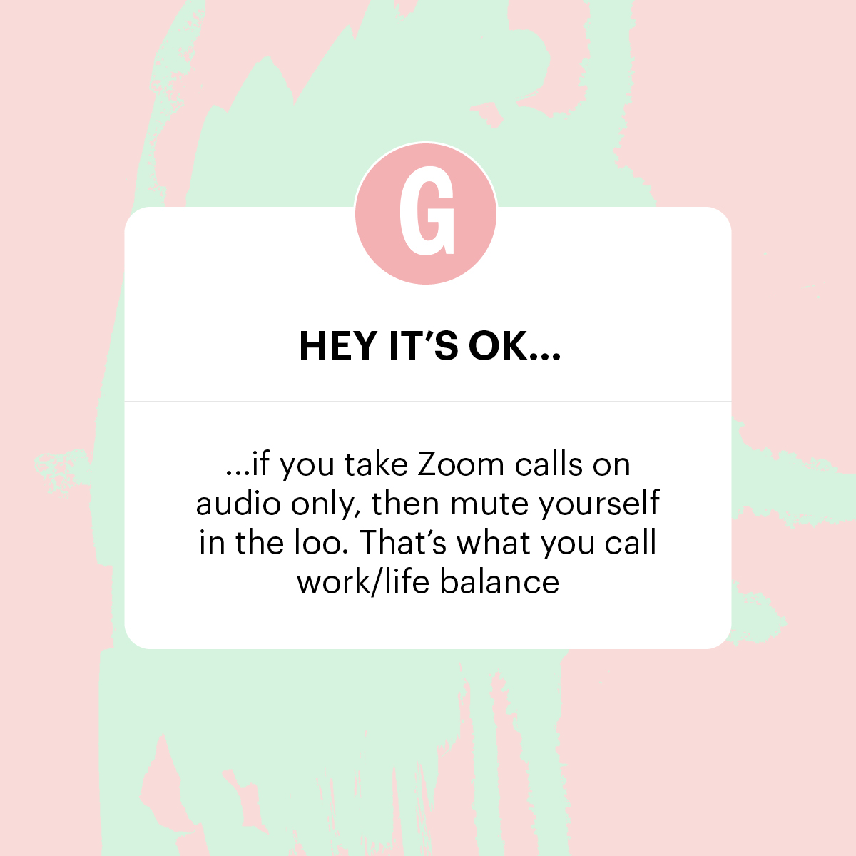 GlamourMagUK's tweet photo. Welcome to Hey It's OK: the place where our readers and staffers share their best and worst lockdown habits that they really shouldn't feel bad about. More here: https://t.co/JiIjBGWJVO #heyitsok https://t.co/volArfk3fo