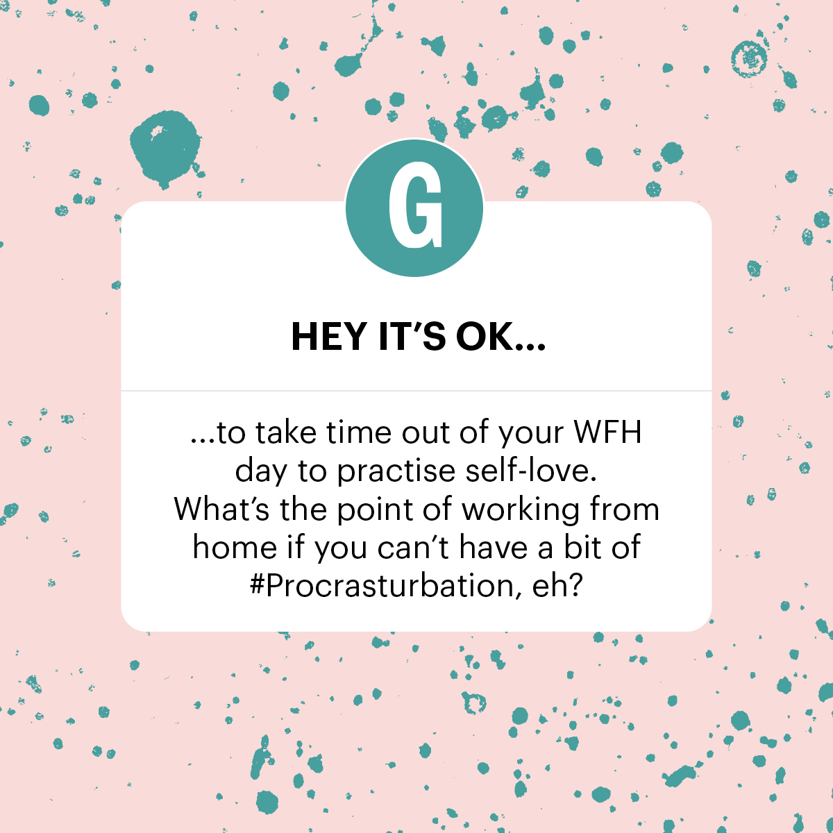 GlamourMagUK's tweet photo. Welcome to Hey It's OK: the place where our readers and staffers share their best and worst lockdown habits that they really shouldn't feel bad about. More here: https://t.co/JiIjBGWJVO #heyitsok https://t.co/volArfk3fo