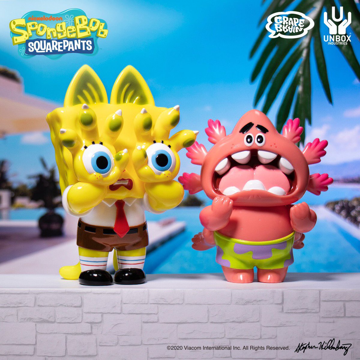 限定セール，正規品 Unbox Industries SPONGE BOB グレープ ブレイン