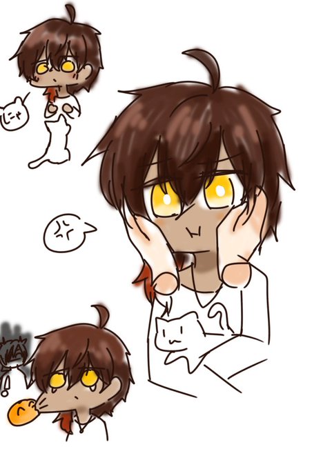 今まで描いた中でも厳選カワイイ大倶利伽羅を晒してくださいのtwitterイラスト検索結果
