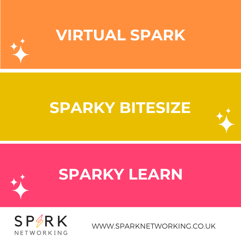 SparkYourGrowth's tweet photo. Don't forget - you can try out 2 #SparkNetworking meetings completely FREE!

⚡ Try 1 Virtual Spark and 1 Sparky Bitesize
⚡ No pressure
⚡ No stress
⚡ And if you don't love it,  you don't have to come back!

Find out more: https://t.co/kVIPj6ILsL https://t.co/aMW5EtNNou