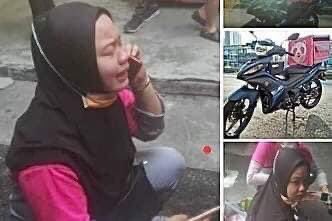 redzuanNewsMPB's tweet photo. Tengku Permaisuri Selangor, Tengku Permaisuri Norashikin berkenan menyampaikan sumbangan peribadi berupa sebuah motosikal kepada Nur Athirah Abdul Latiff yang ditimpa musibah apabila motosikalnya dicuri ketika melakukan penghantaran makanan di Batu Caves, kelmarin. https://t.co/5MRtiKsoPd