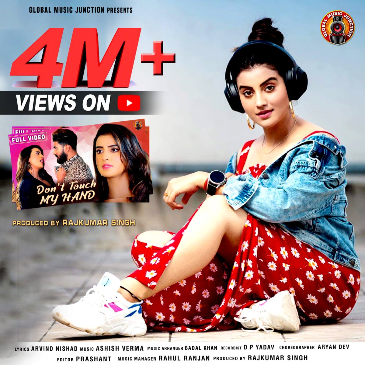 GMusicJunction's tweet photo. Crossed 4 Million+ Views on YouTube😘
https://t.co/fRezp6G2sp
Akshara Singh Latest Hit Song Don't Touch My Hand
#GlobalMusicJunction
#LoveYouAll😘😘
Thanks for your love and keep supporting . https://t.co/Yi7urDMSxD