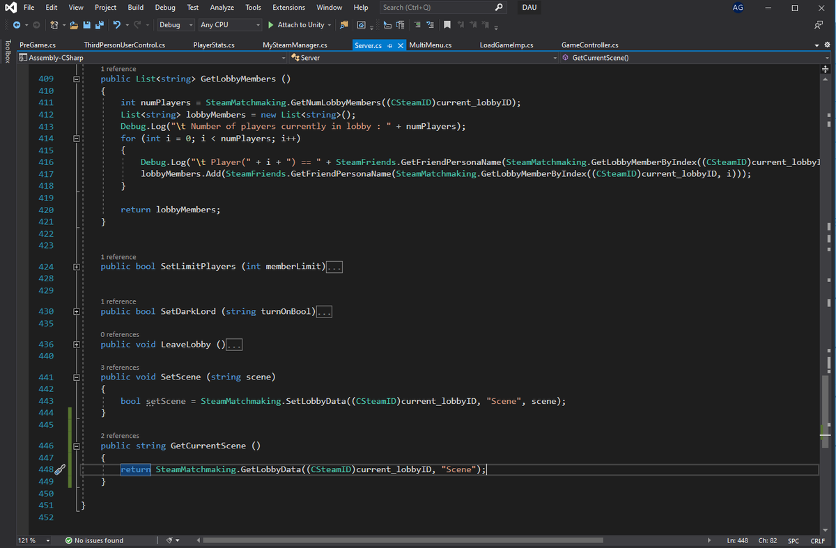 murkentropic's tweet photo. D&amp;U.Lobby multiplayer on Steam working! Getting soon a scene with enemies and players
#madewithunity @unity3d #Programming #gamedevelopment #indiegame #indiewatch #IndieGameDev #indiedev #indiegames #gaming #gamer #games #pcgames  #codeflaw #programmer #codedith #developer #Steam https://t.co/hO7q9mcIkW