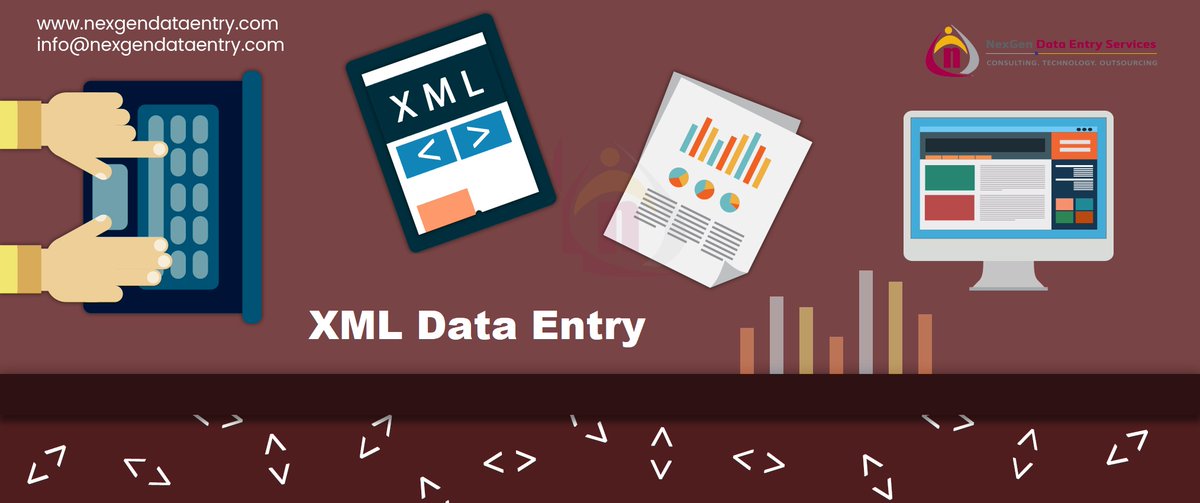 nexgendataentry's tweet image. Our unrivaled data entry services help you to improve the quality of your data entry works and make a quick turnaround.
Get details: nexgendataentry.com/xml-data-entry…
Contact us: support@nexgendataentry.com
#XMLDataEntry #XMLDocument #DataEntryServices #Outsourcing #XML