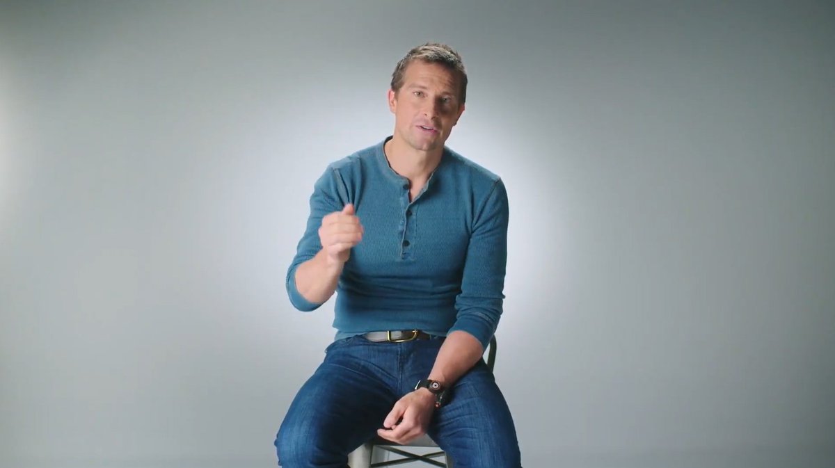 FutureTalentGrp's tweet photo. "One must aim to turn fear and failure into positive outcomes with fire. The fire, in nature, is all-powerful and it can be an ember." @BearGrylls and the passion and determination that lies within. #FTconf20 https://t.co/HakiVmkzsT