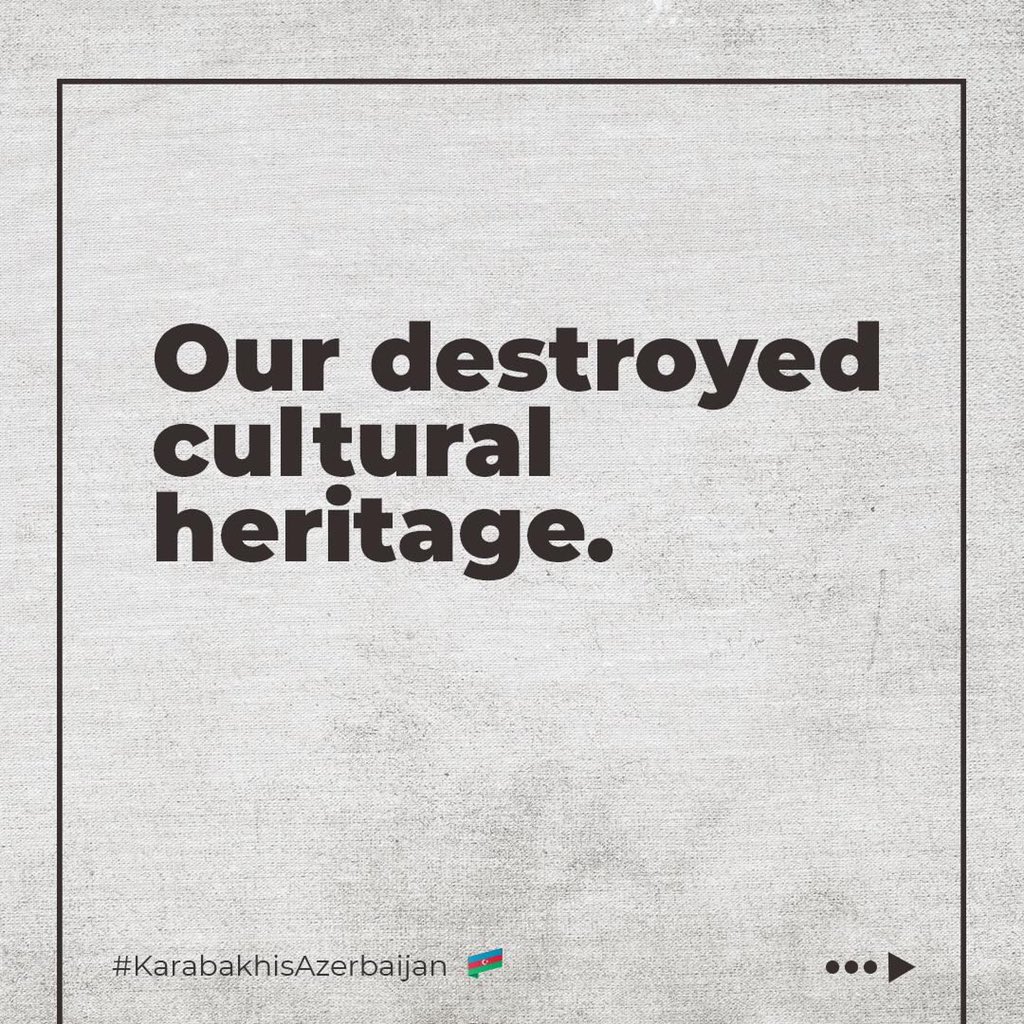Senemmm01's tweet photo. Haji Gulu mansion is one of the examples of architectural cultural heritage of Azerbaijan. It was cruelly damaged by #Armenia. Amazed by everyone at its time, Haji Gulu mansion will be saved and restored. 
#KarabakhisAzerbaijan
#StopArmenianAggression 
#StopArmenianOccupation https://t.co/sZjy1sKaVx
