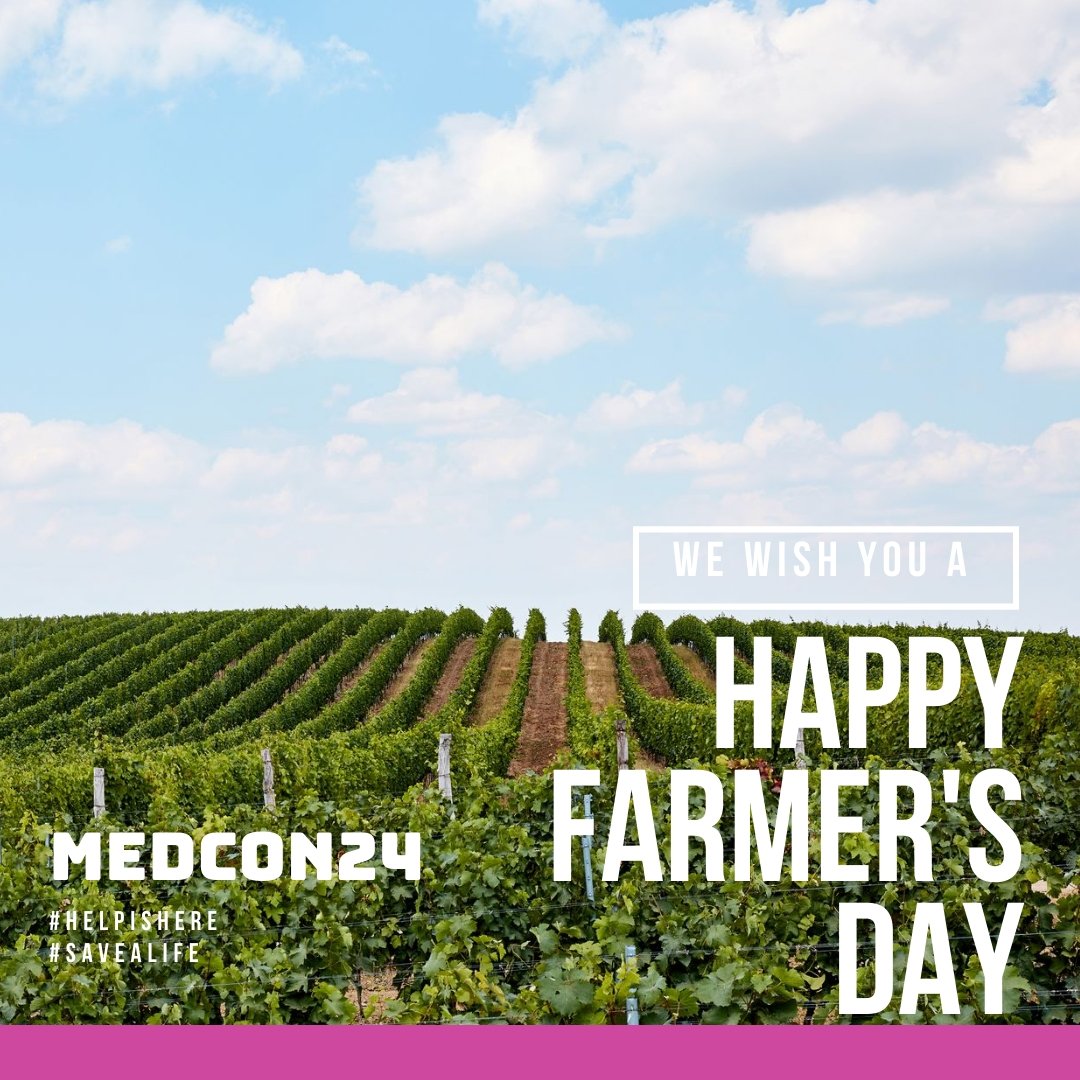 medcon24's tweet photo. We say AYEKOO to all Farmers. Keep feeding us. Together we can build a healthy Country. #HelpIsHere #Medcon24 #farmersday https://t.co/ZGxNBwEiby