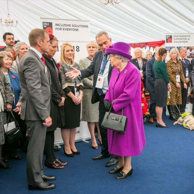 WeAreLifeWorks's tweet photo. 1 year ago today, Her Majesty The Queen visited @RBLI to mark their centenary. During the visit, The Queen met members of our amazing team and some of the veterans they support. Honours like this just reiterate what amazing work all of our team do helping our ex-military. 🎖️ https://t.co/jOuS0nNPHy