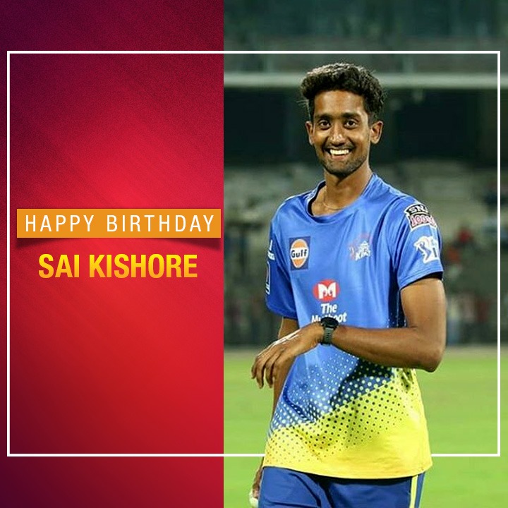 CricAirOfficial's tweet photo. Wishing a very happy birthday to Sai Kishore! 
A real find for CSK, he was Tamil Nadu's leading wicket-taker in the 2018–19 Ranji Trophy.

#CricAir #CricAirOfficial #Dream11IPL #IPL2020 #AllThingsCricket #SaiKishore #TamilNadu #RanjhiTrophy #HappyBirthdaySaiKishore #CSK https://t.co/JHULkwG0SX