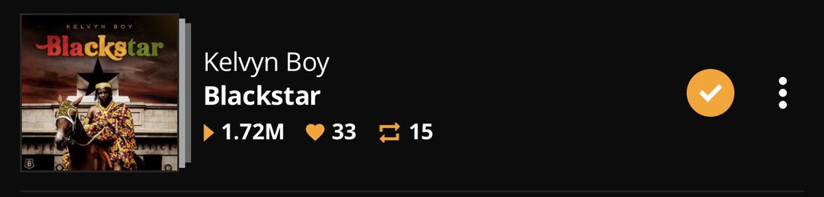 kelvynboymusic_'s tweet photo. Over 1.7 million streams on @audiomack already in less than 12 hours of release. God is Working 🔥 

#BlackstarAlbum 💣 https://t.co/7GH8Gndo8S