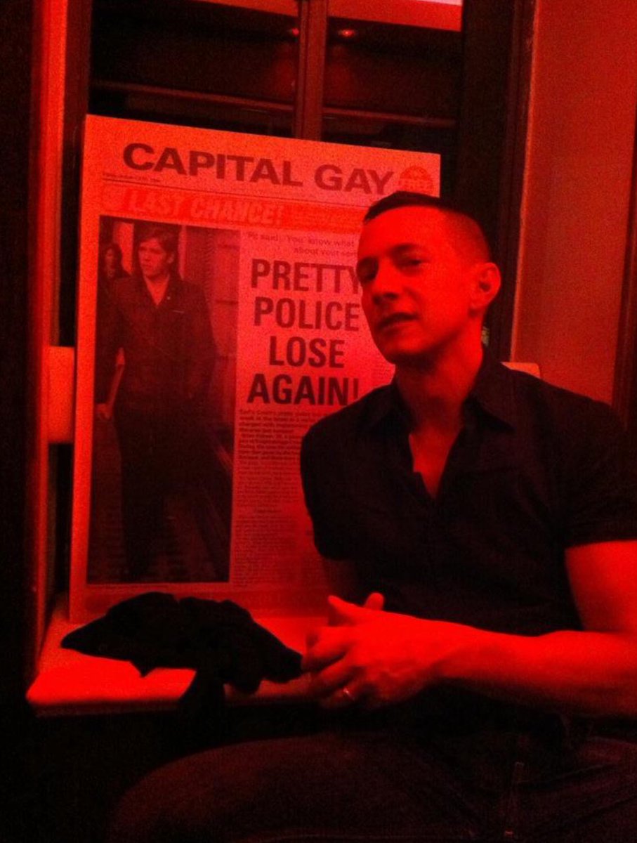 In the 80s / 90s mainstream press barely covered LGBT issues.If they did it was often in terms that were disparaging or offensive.Community papers and magazines told our stories, provided safe space and documented our fight for rights.Me at the Capital Gay reunion party, 2011.