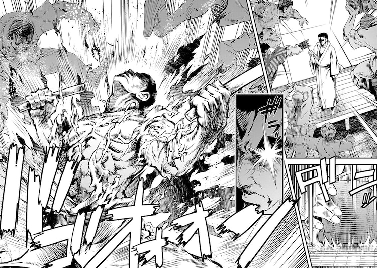 コミックナタリー 1話まるごと試し読み 水どう で大泉が語る ホラ話 がまさかのコミカライズ 水曜どうでしょう 大泉洋のホラ話 第1話で語られるのは 東映で松方弘樹らと同期だったと言い張る大泉が出演した映画 喧嘩太鼓 T Co