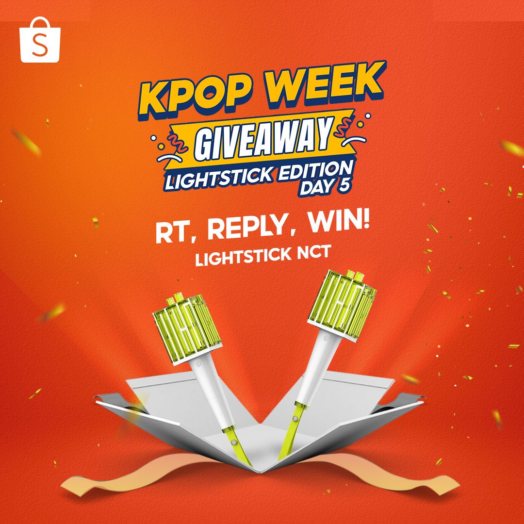 ShopeeID's tweet photo. NCTzen ~ Di KPOP Week Day 5 Shopee mau GIVEAWAY LIGHTSTICK NCT, nih! Cek caranya:

1. FOLLOW @SHOPEEID
2. RT &amp; LIKE tweet ini
3. REPLY "Kasih aku" pakai #LightstickWeekShopee SEBANYAK-BANYAKNYA
4. Bukan akun quiz hunter 

Pemenang dipilih ACAK &amp; diumumkan 10 Nov 2020. https://t.co/5afL51D2y1