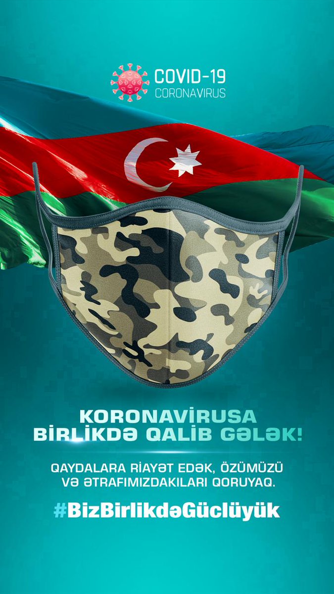 GulnarGurbanov3's tweet photo. ikinci cəbhəni biz yaratmayaq! #masktax #StopArmenianAggression #COVID19 https://t.co/dgLZP3Aj3V