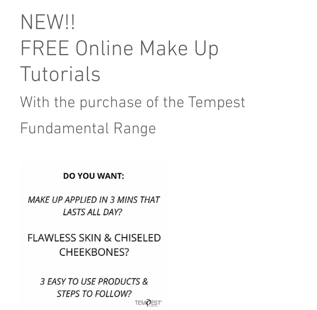 Learn to apply your your own makeup for your Online meetings on #zoom #teams #skype #WhatsApp
#makeuptutorial #makeup
tempestcosmetics.co.uk/perfect-finish…