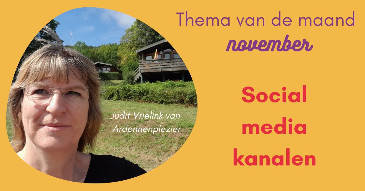 prima_content's tweet image. Thema van de maand november: social media kanalen. Met een interview met Judit Vrielink van @ArdennenPlezier!

primacontent.nl/ardennenplezie…