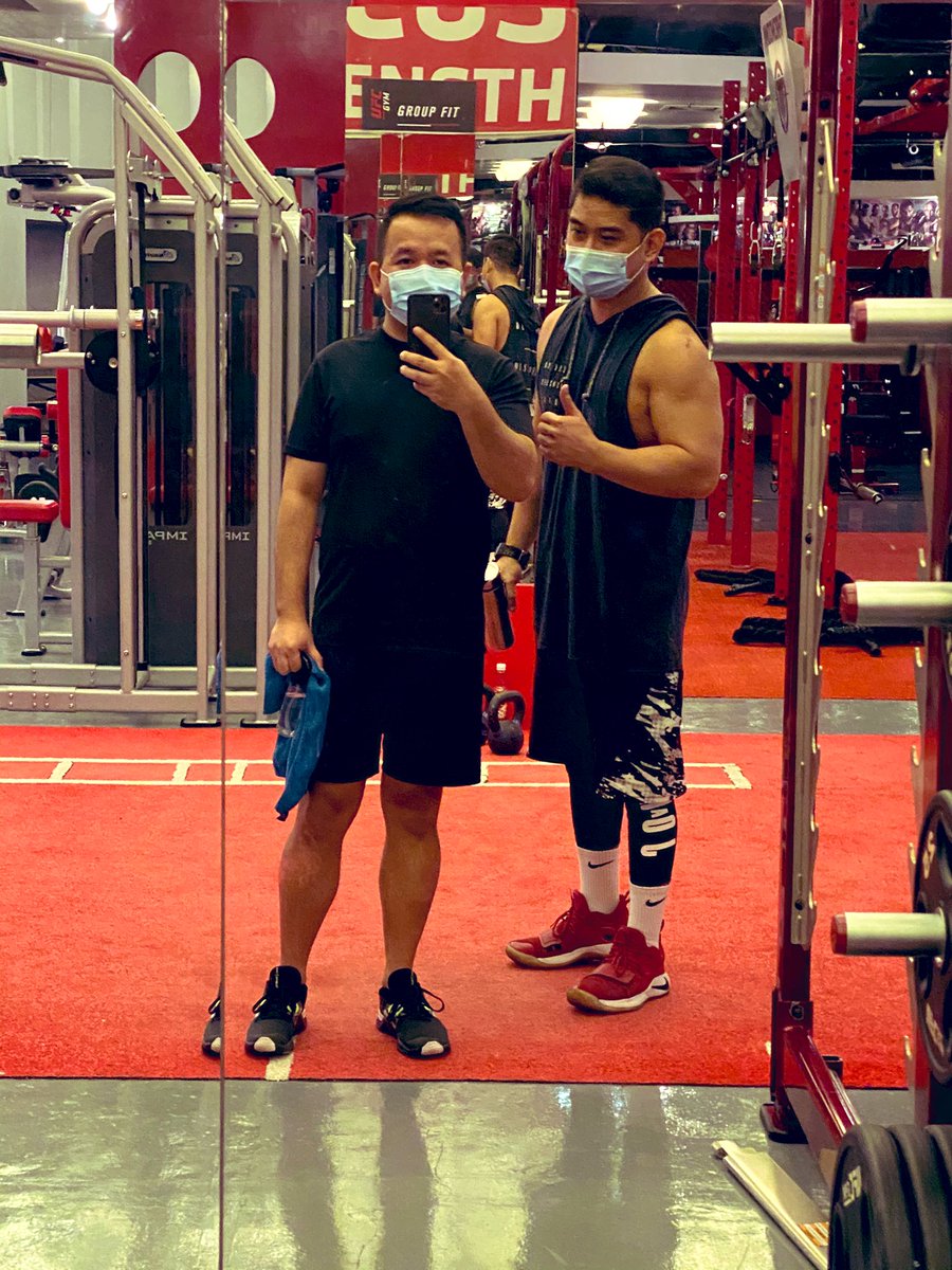 AlterWallflower's tweet photo. Day 1 with coach! Ung kinikilig kilig pa ako nung una pero after sesh parang ayaw ko na! Bigyan nyo na lang ako ng alaxan! π #KayaKoTo #ProjectGK #SelfLove #AkoMuna https://t.co/2pl2FngCbb