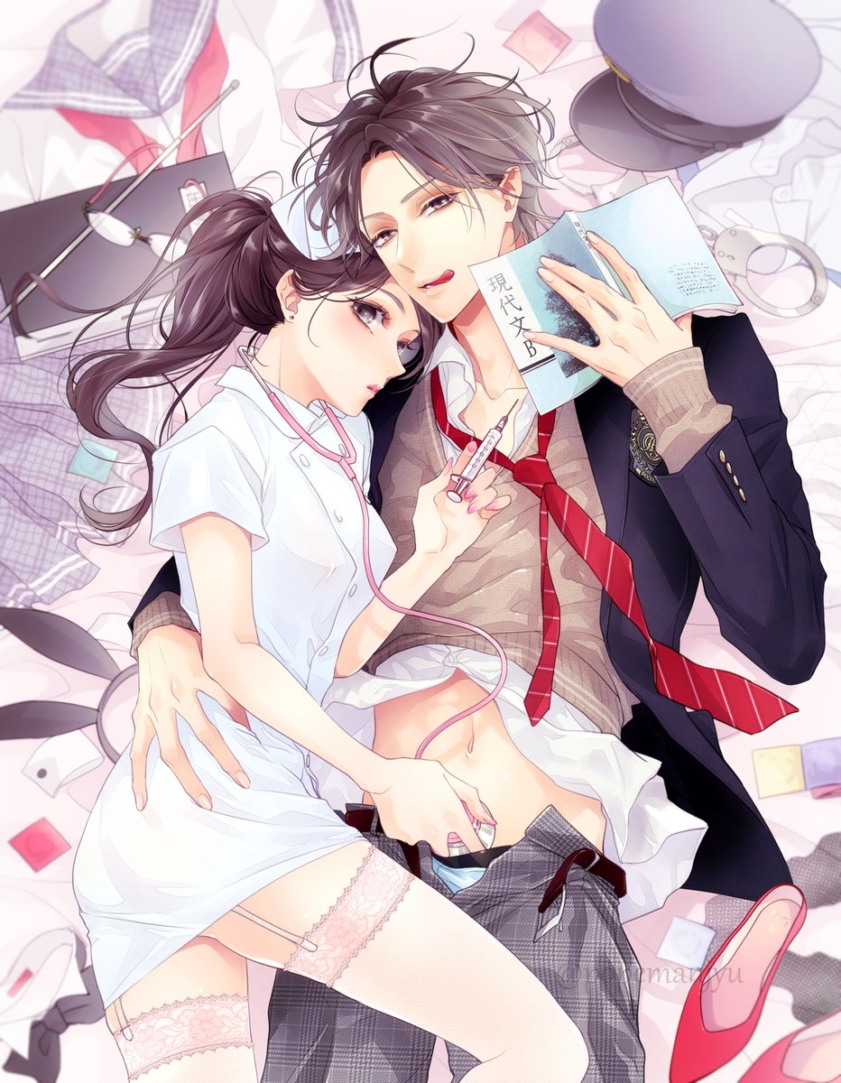 本日配信『ラブチュコラ vol.13』の表紙イラストとおまけ漫画描かせていただきました😘💕おまけ漫画は表紙イラストのキャラで、コスプレHが趣味のカップルのお話です👫4ページですが半分エロなので是非見てね❣️(多分今後も他への収録予定は無く、これでしか読めません❕)
https://t.co/OP9a0SBVj9 