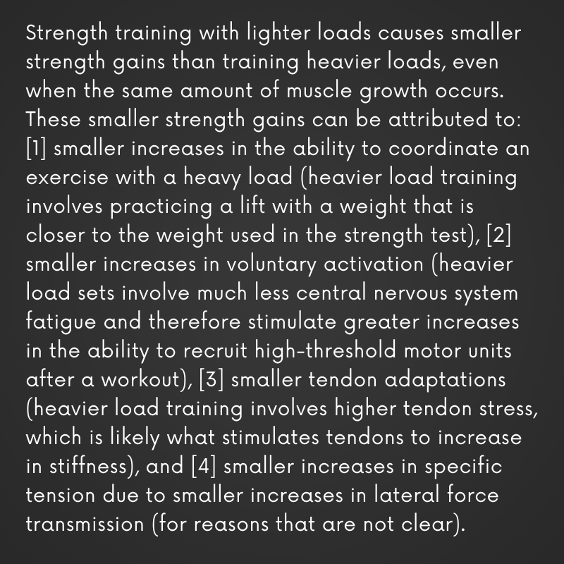 SandCResearch's tweet photo. Lighter loads can cause the same muscle growth as heavier loads, but not the same strength gains. Why is this?
Read more: https://t.co/IYkgXujlVZ https://t.co/BO2iJVrZPJ