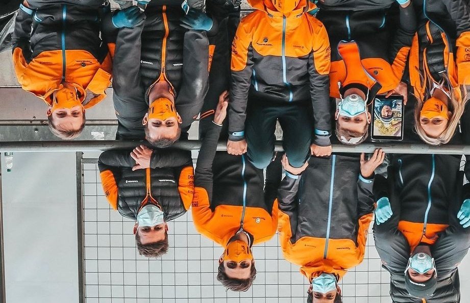 Jon- I don't know what he is doing here cause my head can't cope with this upside down picture at the Nürburgring: