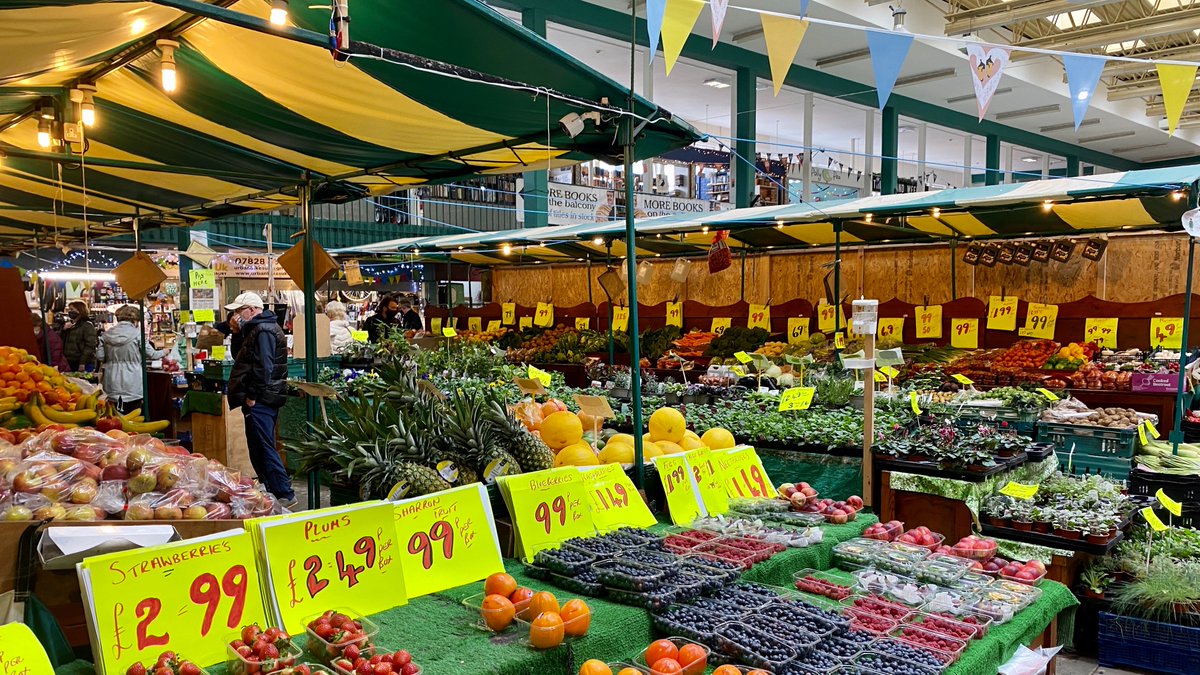 Open for all your essential produce and groceries, bicycle sales and repair, real wines and click and collect from our non-food traders. Tom's Table <a href="/HouseOfYum/">House of Yum</a> and Indian Street Food are open for takeaway. (Pre-order from House of Yum). Our food retailers are also delivering.